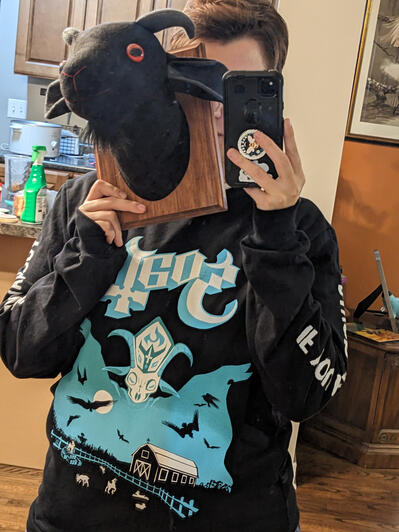 Ghost Goat Sweatshirt