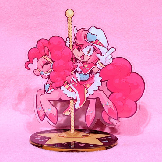 Pinkie Pie and Amy Standee