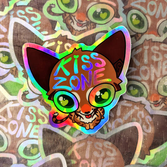 Kiss Zone Sticker