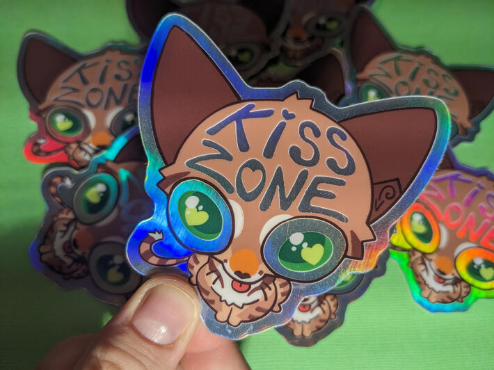 Kiss Zone Sticker