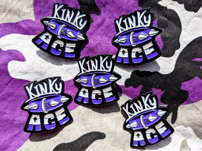 Kinky Ace Pins