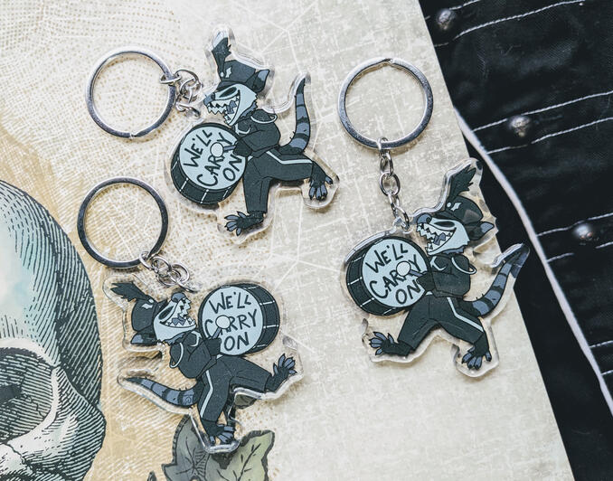 We'll Carry On Keychains