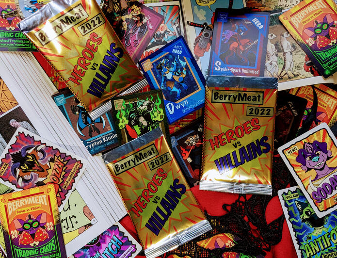 Heroes vs Villains Trading Cards