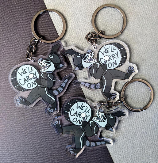 We'll Carry On Keychains