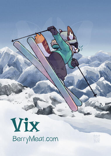 Vix Winter Sports Trading Card