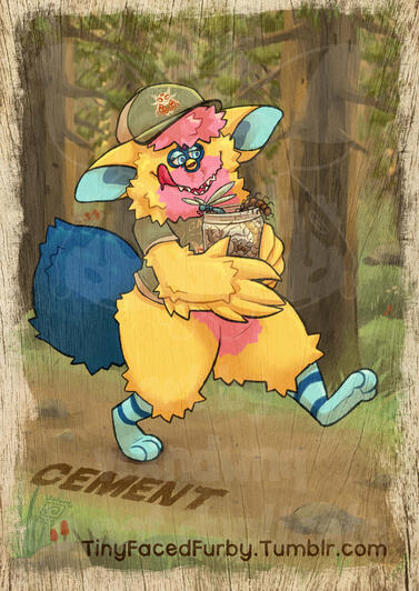 Cement Summer Camp Trading Card